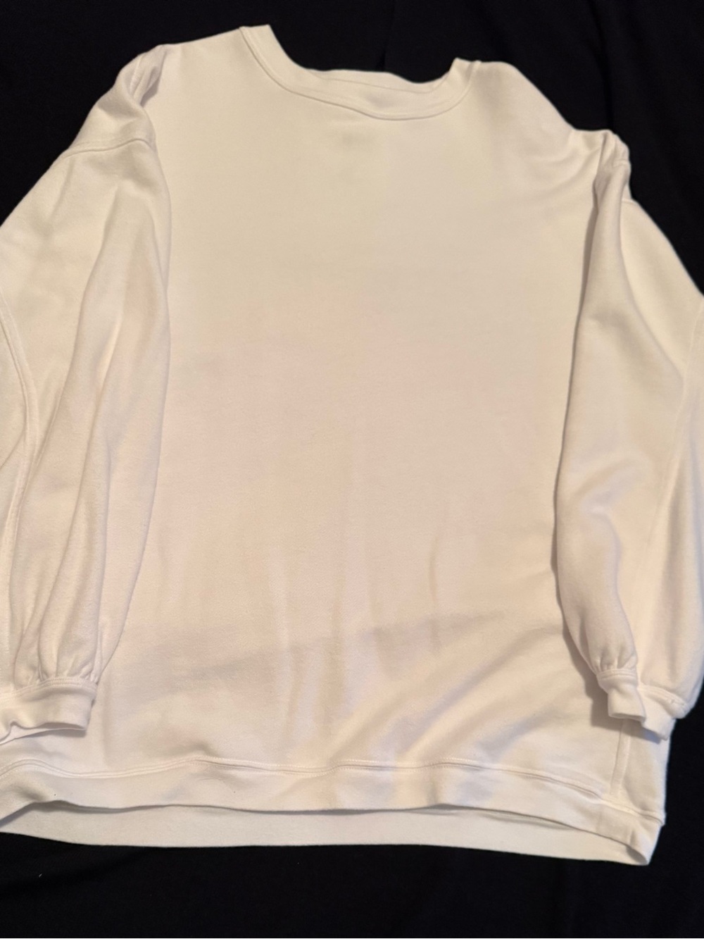 aerie Off-White Crewneck Sweater